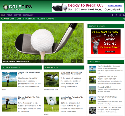 Golf Tips Blog
